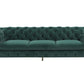 Divani Casa Quincey - Transitional Emerald Green Velvet Sofa Set | Sofas | Modishstore - 4
