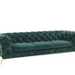 Divani Casa Quincey - Transitional Emerald Green Velvet Sofa Set | Sofas | Modishstore - 5