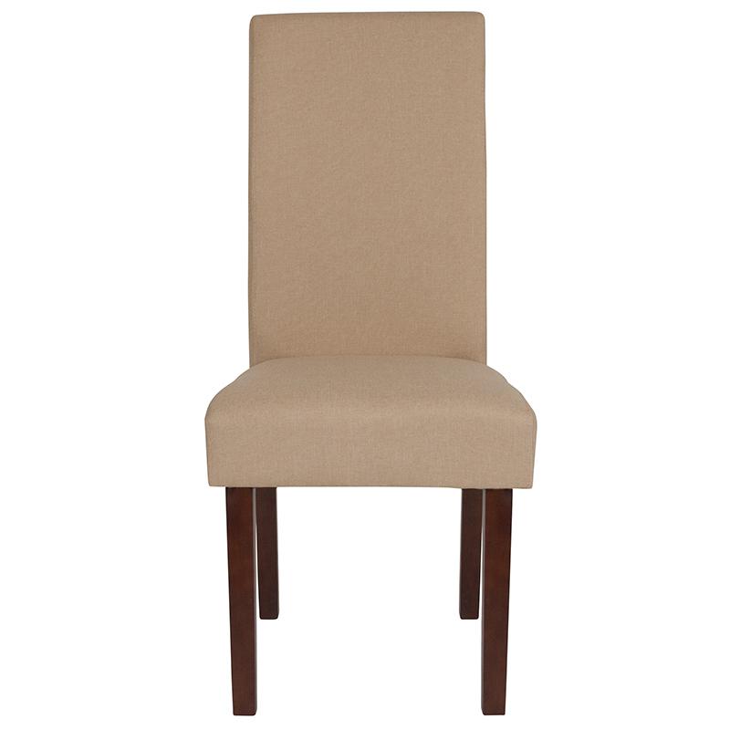 Greenwich Series Beige Fabric Parsons Chair By Flash Furniture | Dining Chairs | Modishstore - 4