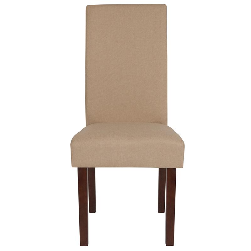 Greenwich Series Beige Fabric Parsons Chair By Flash Furniture | Dining Chairs | Modishstore - 4