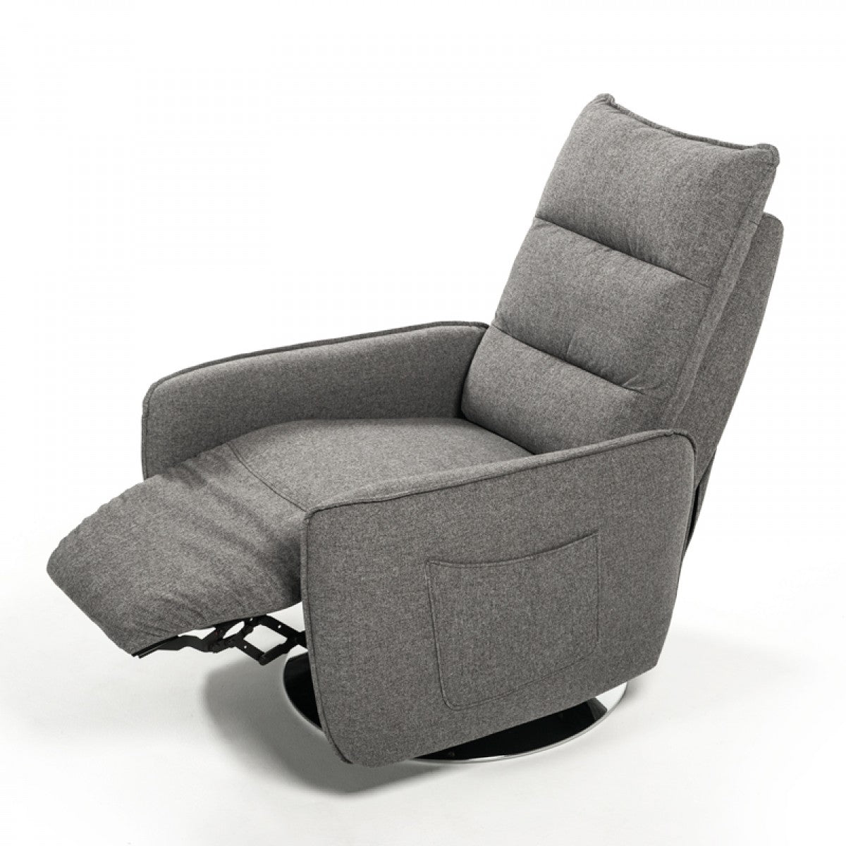 Vig Furniture Divani Casa Fairfax Modern Fabric Recliner Chair | Modishstore | Chairs & Recliners-7