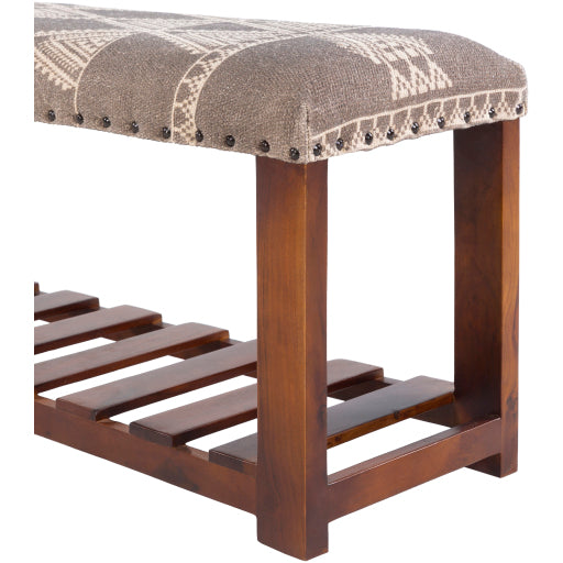 Surya Upholstered Bench - RAM-002 | Stools & Benches | Modishstore-4