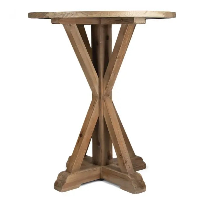 36'' Reclaimed Elm Wood Cocktail Table By Atlas | Cocktail Table| Modishstore - 3