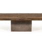 Modrest Renzo Modern Oak & Concrete Coffee Table-3