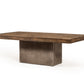 Modrest Renzo Modern Oak & Concrete Coffee Table-2