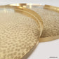 Roost Textured Brass Trays - Small