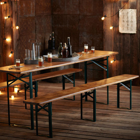 Roost Biergarten Folding Table & Benches