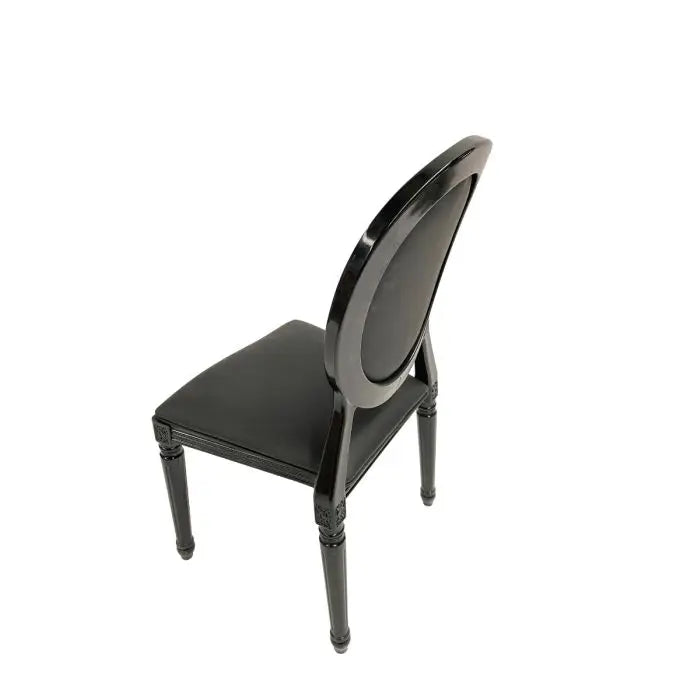 Stackable King Louis Chair-Dark Natural Rattan