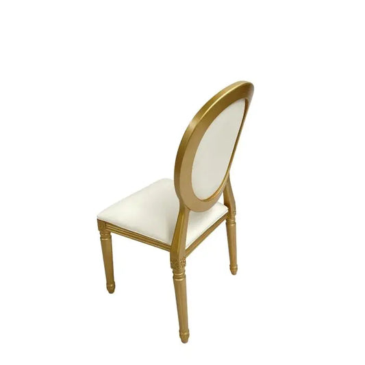 Resin Pop Louis Banquet Chair - Gold Set Of 4 By Atlas | Dining Chairs| Modishstore