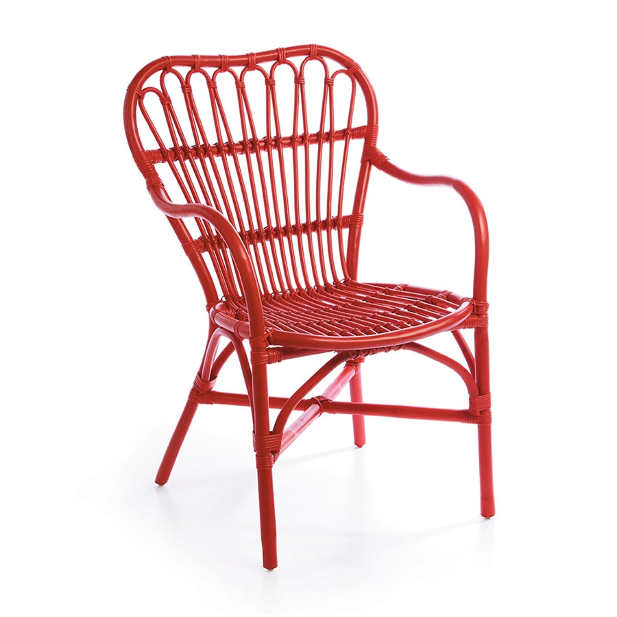 Red American Revival Cafe Chair by Napa Home & Garden | Armchairs | Modishstore