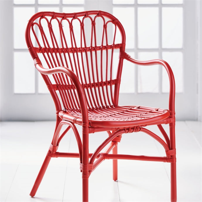 Red American Revival Cafe Chair by Napa Home & Garden | Armchairs | Modishstore - 3