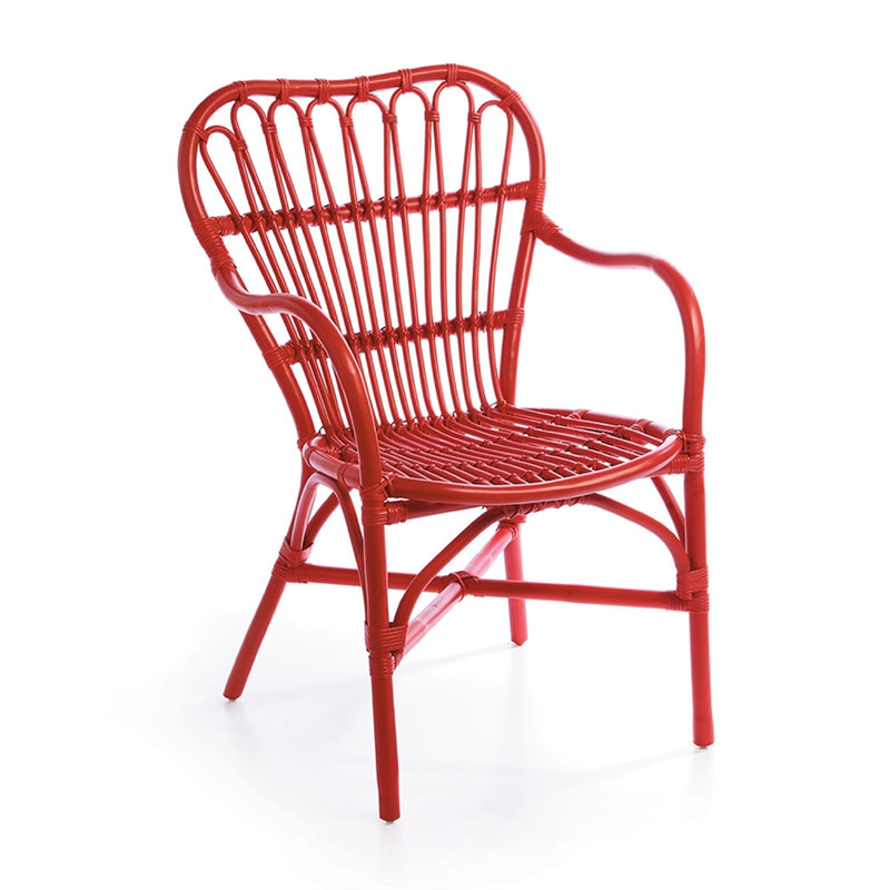 Red American Revival Cafe Chair by Napa Home & Garden | Armchairs | Modishstore