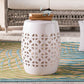 Surya Garden Stool - RWY003-131318 | Outdoor Stools & Benches | Modishstore