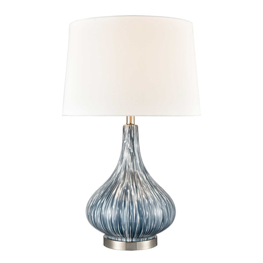 Northcott 28'' High 1-Light Table Lamp - Blue By ELK |Table Lamps |Modishstore 
