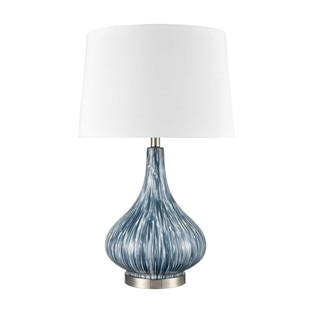 Northcott 28'' High 1-Light Table Lamp - Blue By ELK |Table Lamps |Modishstore - 2