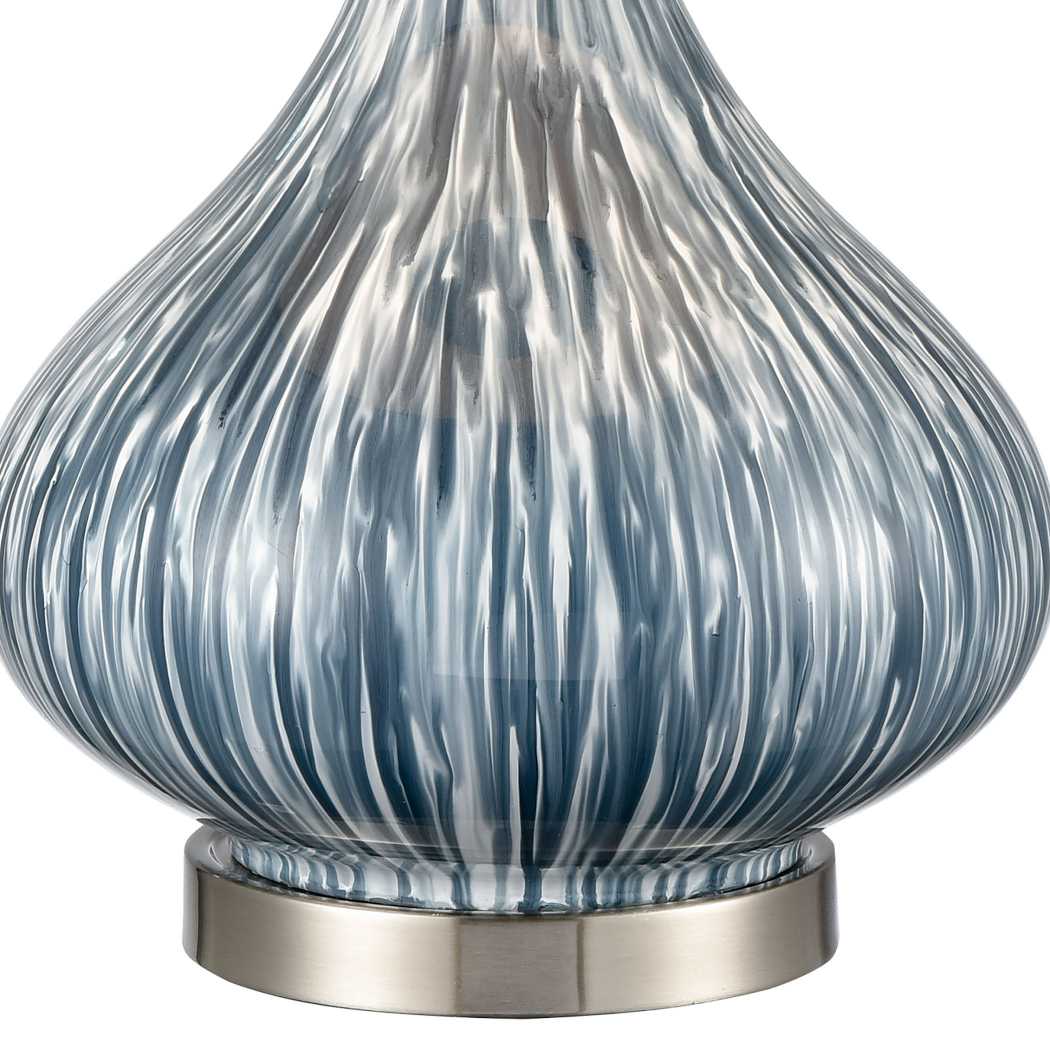 Northcott 28'' High 1-Light Table Lamp - Blue By ELK |Table Lamps |Modishstore - 4