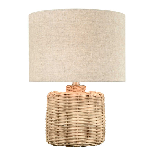 Roscoe 18'' High 1-Light Table Lamp - Natural By ELK |Table Lamps |Modishstore 