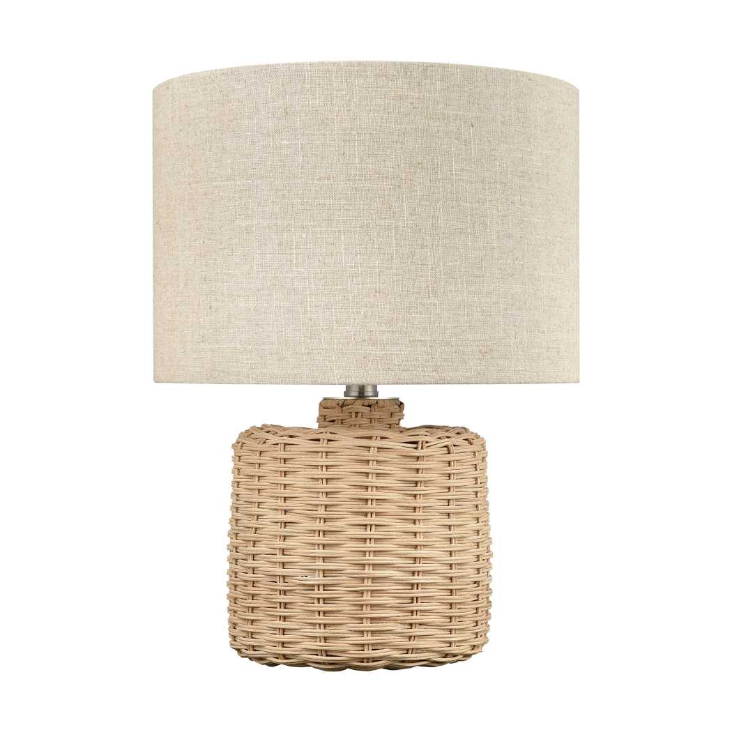 Roscoe 18'' High 1-Light Table Lamp - Natural By ELK |Table Lamps |Modishstore - 2