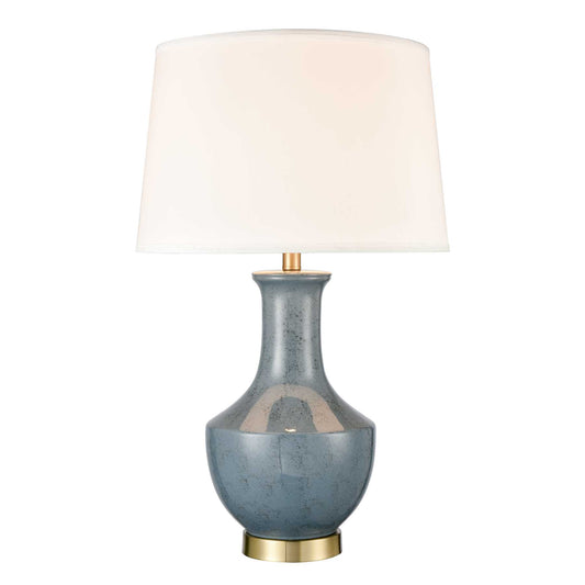 Nina Grove 28'' High 1-Light Table Lamp - Blue By ELK |Table Lamps |Modishstore 