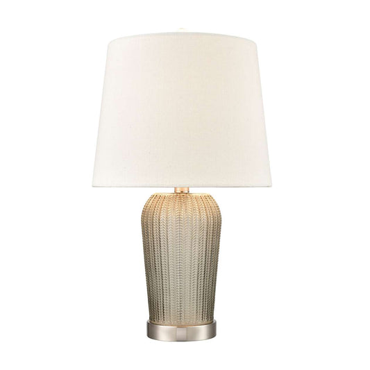 Prosper glass table lamp in gray smoke ELK Home | Table Lamps | Modishstore