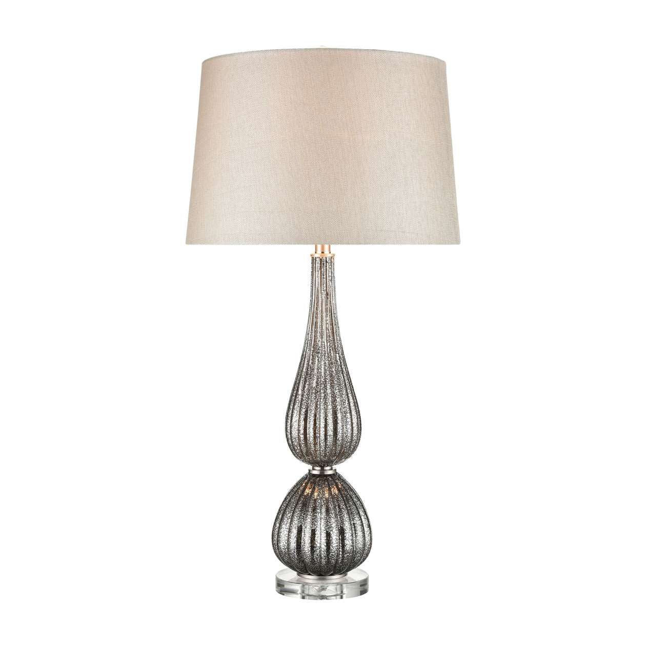 Mariani glass table lamp in Silver Mercury ELK Home | Table Lamps | Modishstore
