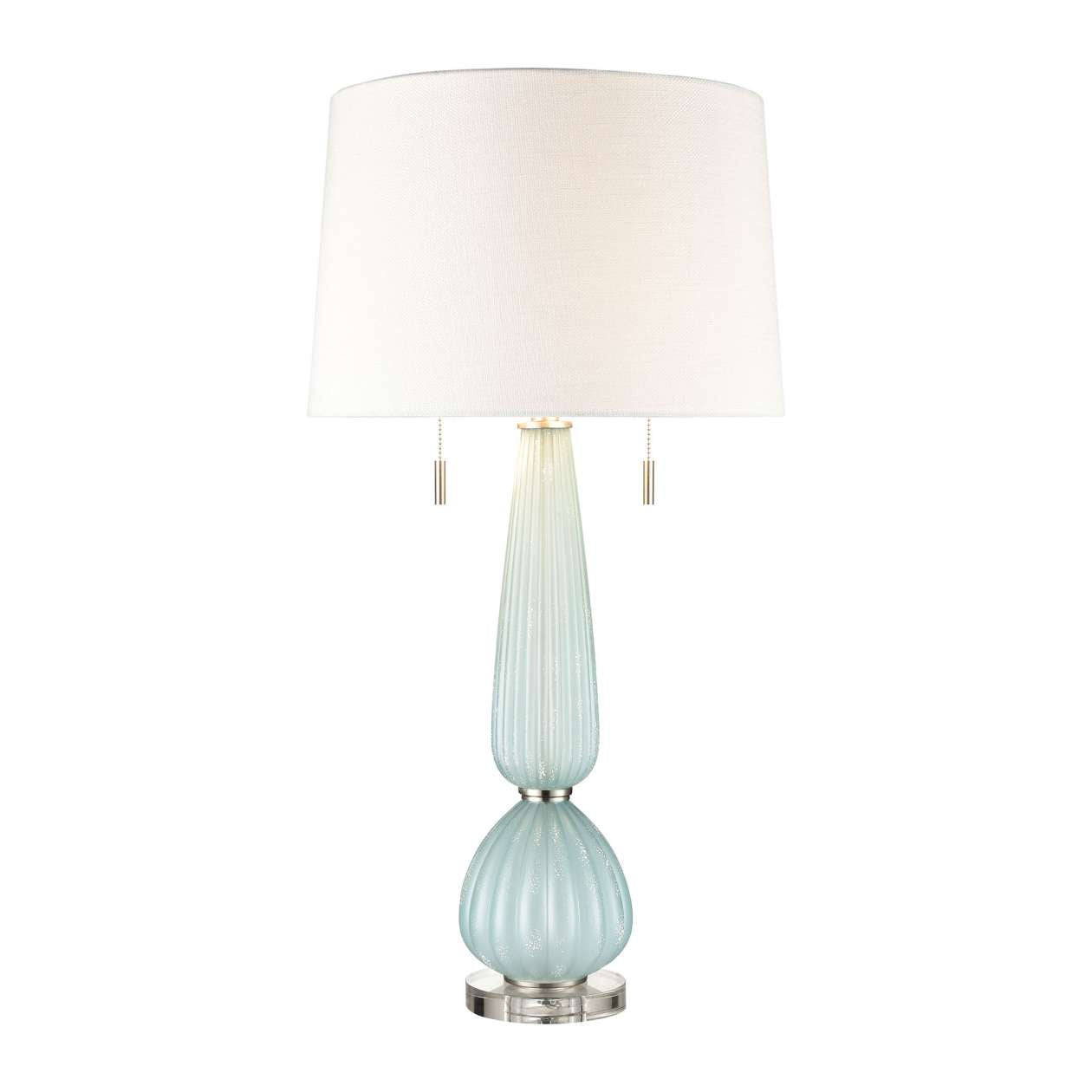 Mariani glass table lamp in Blue ELK Home | Table Lamps | Modishstore