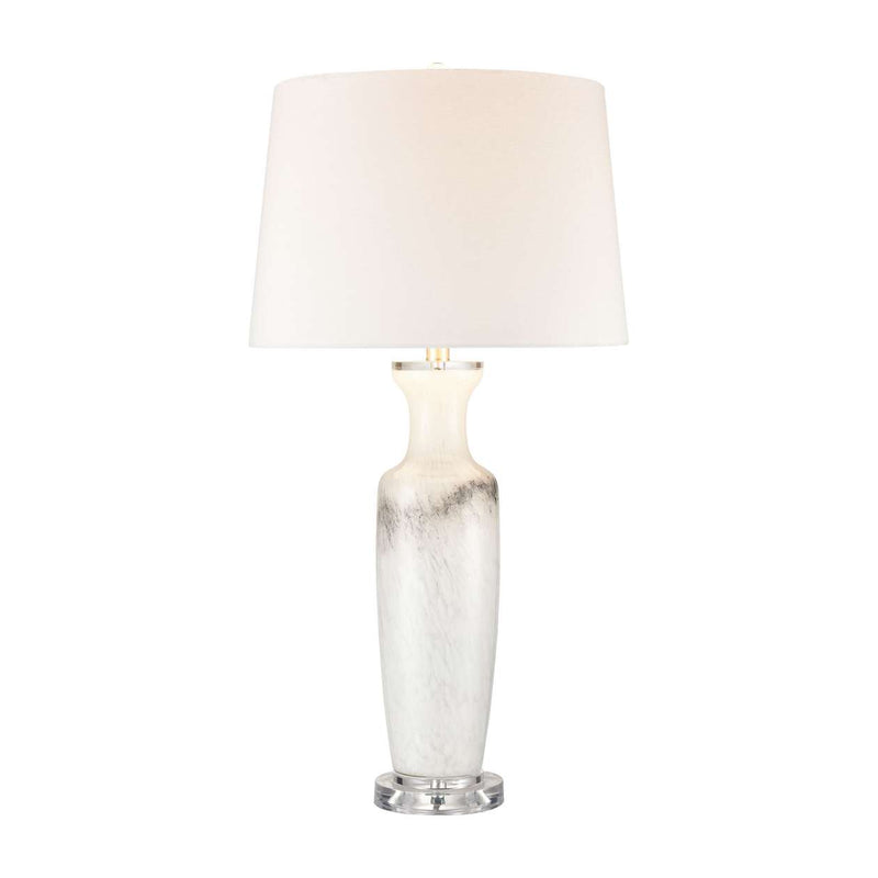 Abilene glass table lamp in White ELK Home | Table Lamps | Modishstore