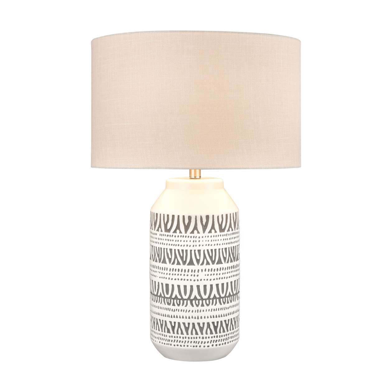 Calabar ceramic table lamp in White ELK Home | Table Lamps | Modishstore