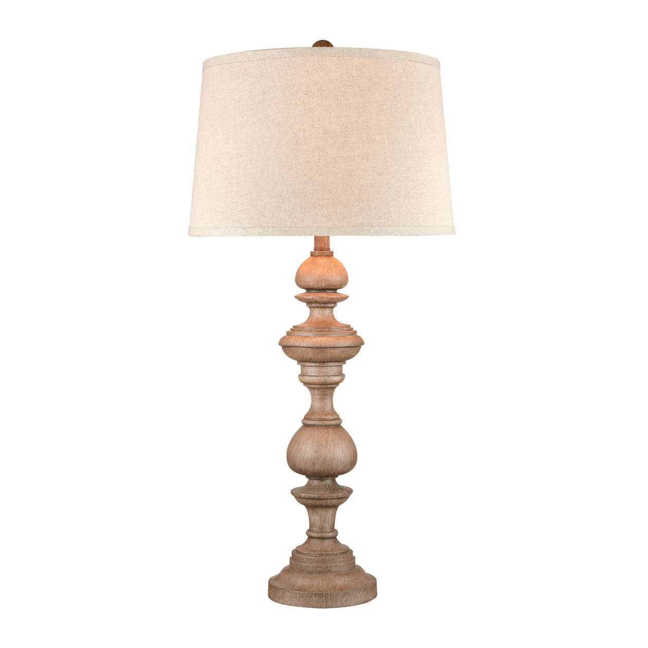 Copperas Cove table lamp in Washed Oak ELK Home | Table Lamps | Modishstore