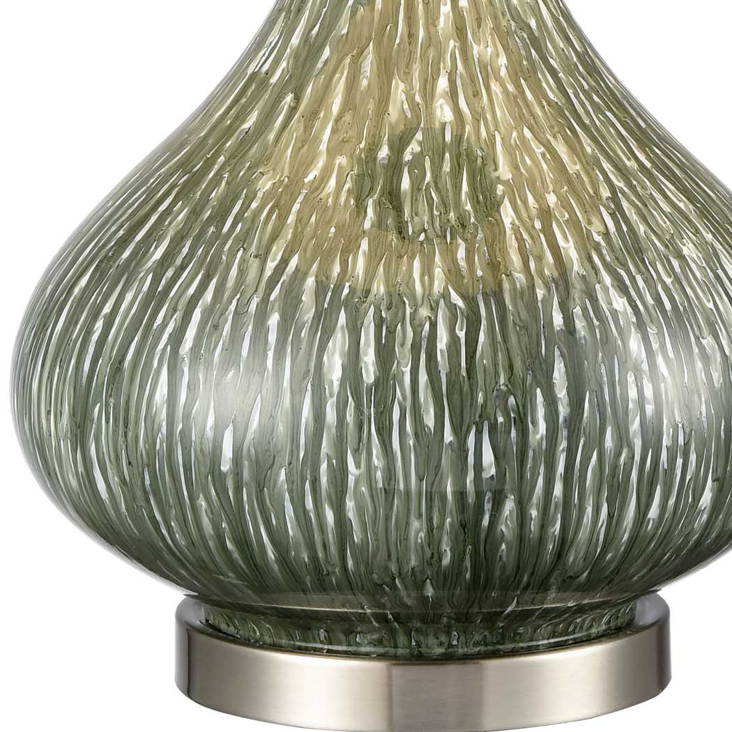 Northcott 28'' High 1-Light Table Lamp - Green By ELK |Table Lamps |Modishstore - 4