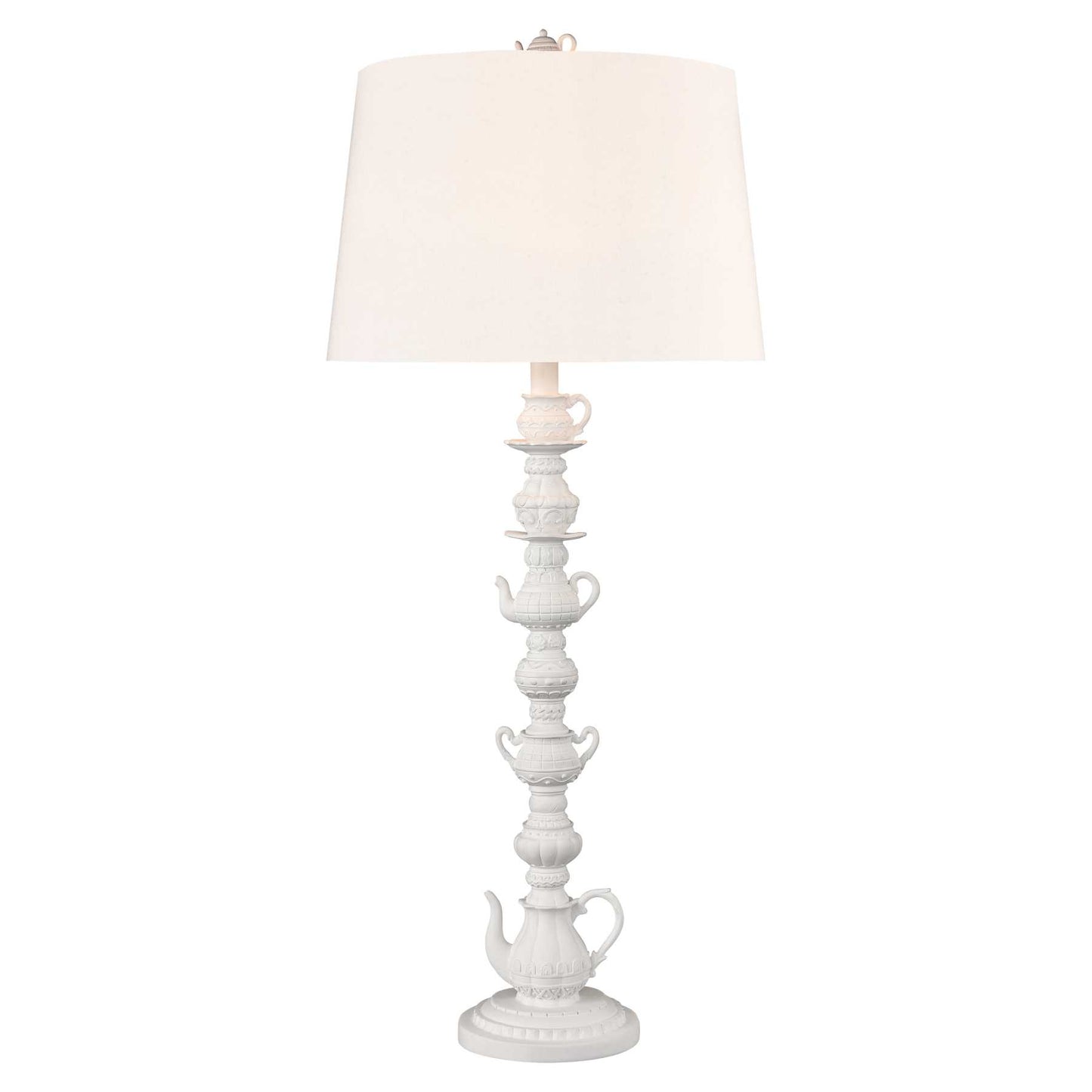 Rosetta Cottage 35'' High 1-Light Table Lamp - Matte White By ELK |Table Lamps |Modishstore 