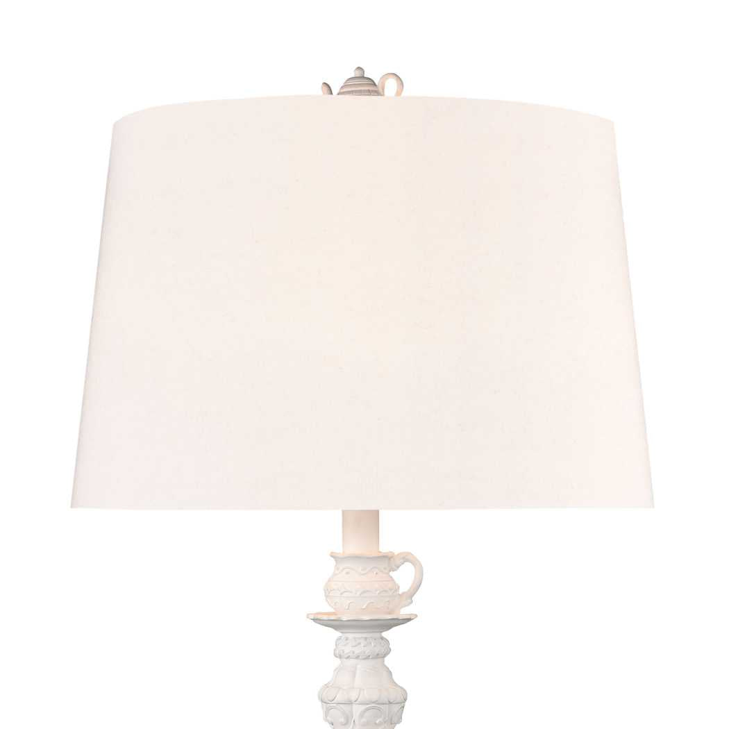 Rosetta Cottage 35'' High 1-Light Table Lamp - Matte White By ELK |Table Lamps |Modishstore - 3