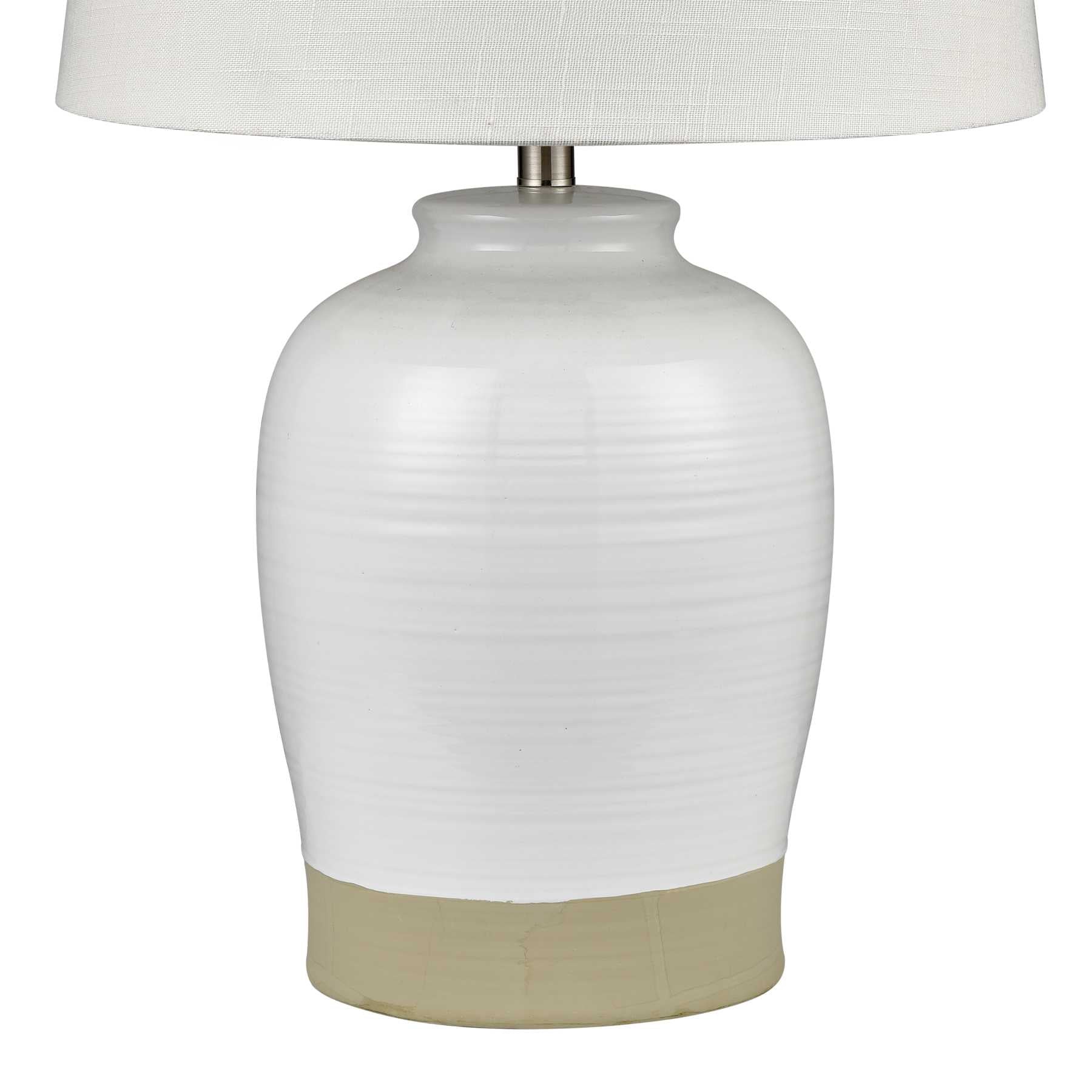 Peli 28'' High 1-Light Table Lamp - White By ELK |Table Lamps |Modishstore - 3