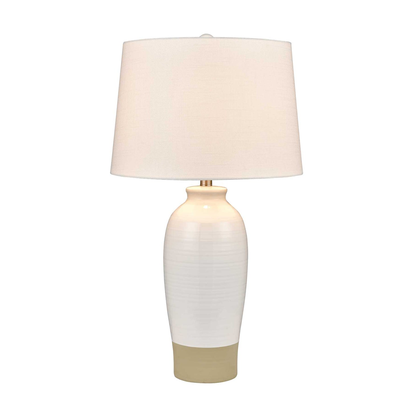 Peli 29'' High 1-Light Table Lamp - White By ELK |Table Lamps |Modishstore 