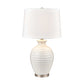 Junia 28'' High 1-Light Table Lamp - White By ELK |Table Lamps |Modishstore 