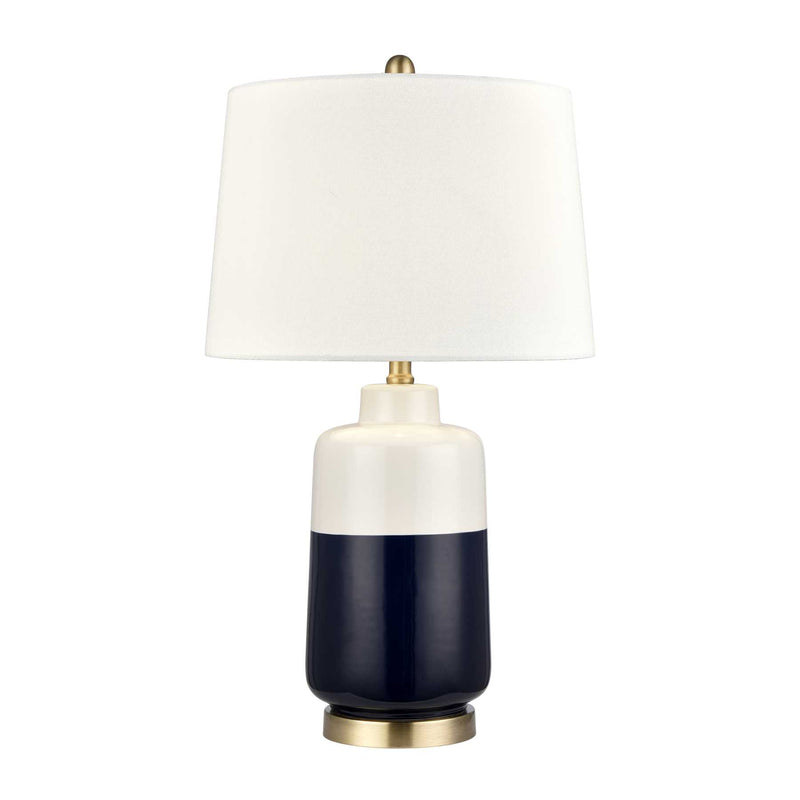 Shotton 27'' High 1-Light Table Lamp - Navy By ELK |Table Lamps |Modishstore 