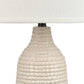 Kari 28'' High 1-Light Table Lamp - Cream By ELK |Table Lamps |Modishstore - 3
