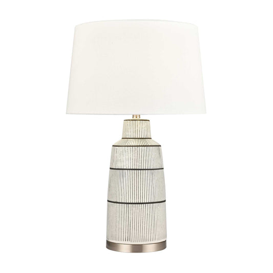 Ansley 30'' High 1-Light Table Lamp - Gray By ELK |Table Lamps |Modishstore 