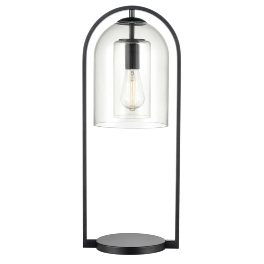 Bell Jar 28'' High 1-Light Desk Lamp - Matte Black By ELK |Desk Lamps |Modishstore 