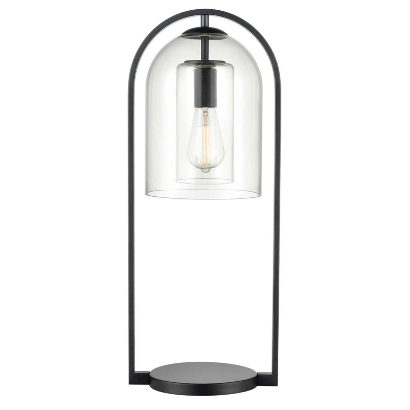 Bell Jar 28'' High 1-Light Desk Lamp - Matte Black By ELK |Desk Lamps |Modishstore 