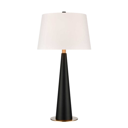Case In Point 35'' High 1-Light Table Lamp - Matte Black By ELK |Table Lamps |Modishstore 