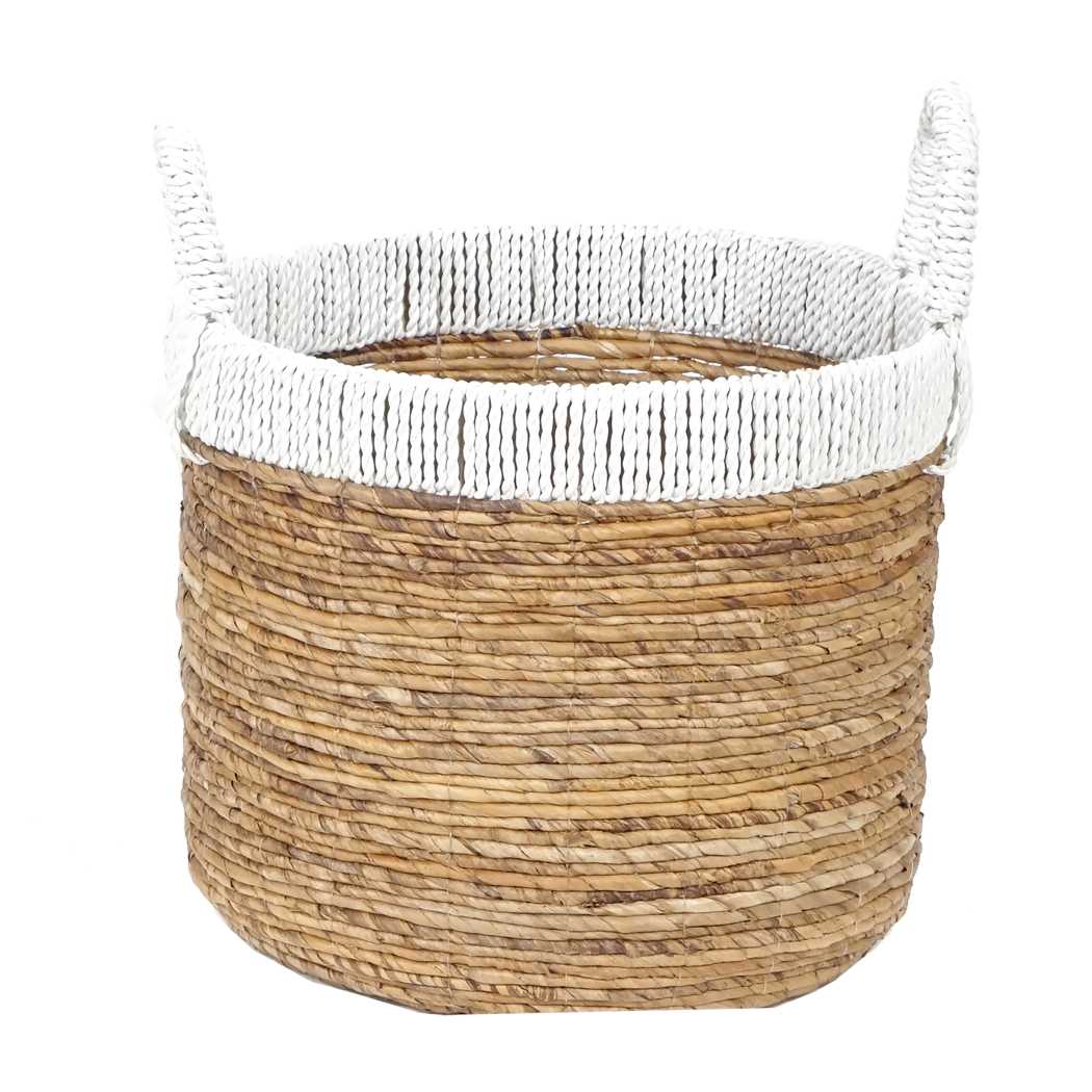 Holset Baskets - Set Of 3 White By ELK |Bins, Baskets & Buckets |Modishstore - 2