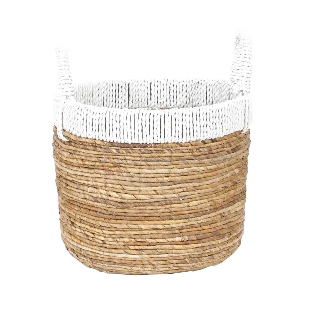 Holset Baskets - Set Of 3 White By ELK |Bins, Baskets & Buckets |Modishstore - 3
