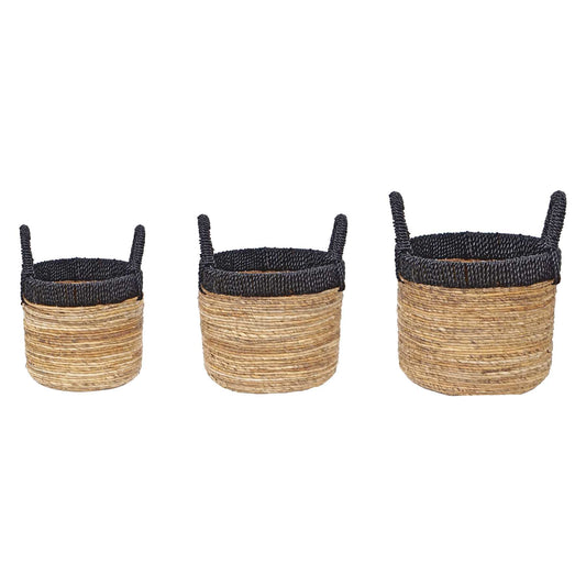 Holset Baskets - Set Of 3 Gray By ELK |Bins, Baskets & Buckets |Modishstore 