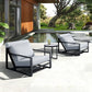 Renava Boardwalk Outdoor Grey Lounge Chair Set-5