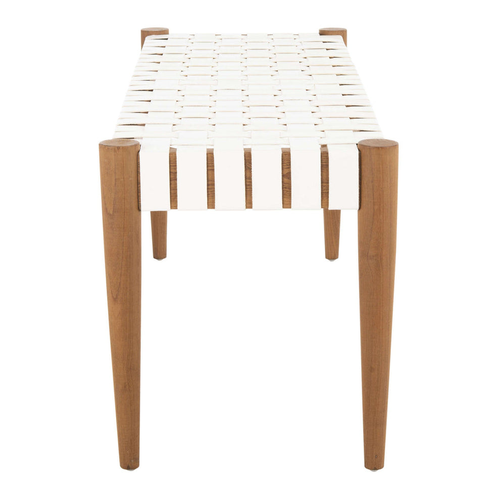 Safavieh Amalia Leather Weave Bench | Benches | Modishstore - 15
