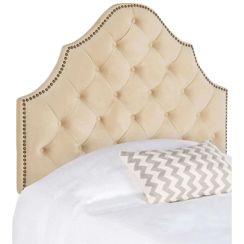 Safavieh Arebelle Twin Headboard Twin Size - Buckwheat | Headboards | Modishstore - 2