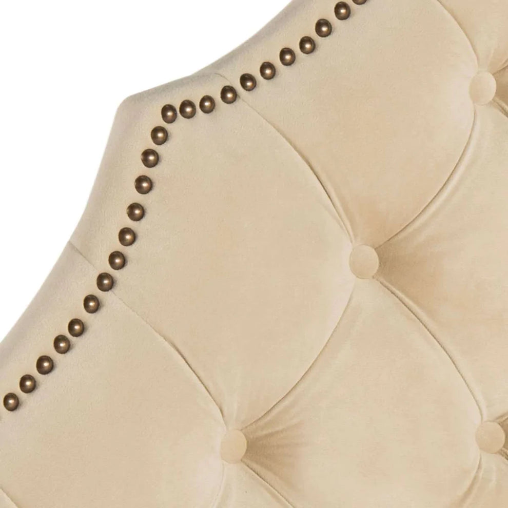 Safavieh Arebelle Twin Headboard Twin Size - Buckwheat | Headboards | Modishstore - 3