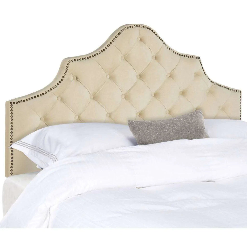 Safavieh Arebelle King Headboard King Size - Buckwheat | Headboards | Modishstore - 2