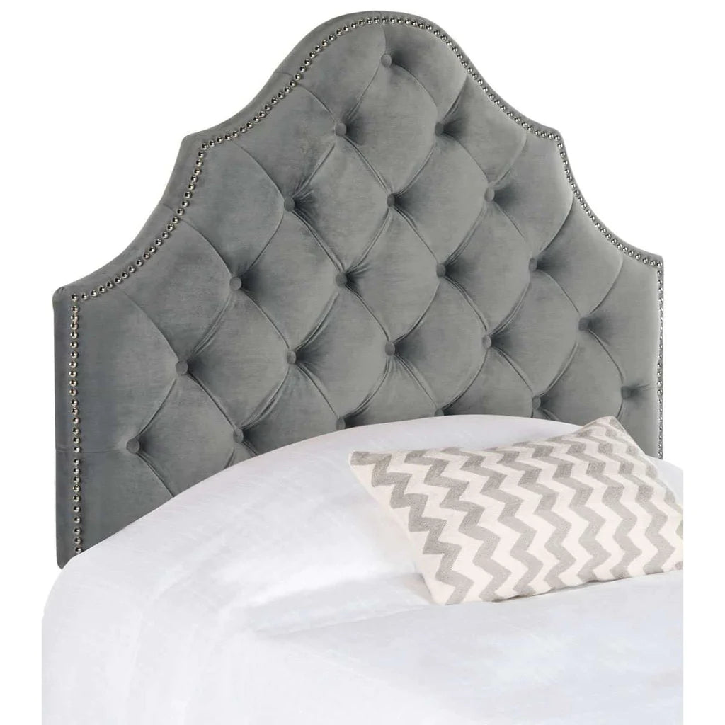 Safavieh Arebelle Twin Headboard Twin Size - Pewter | Headboards | Modishstore - 2
